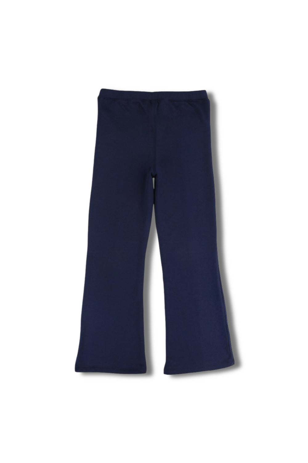teens cotton flared leggings - navy
