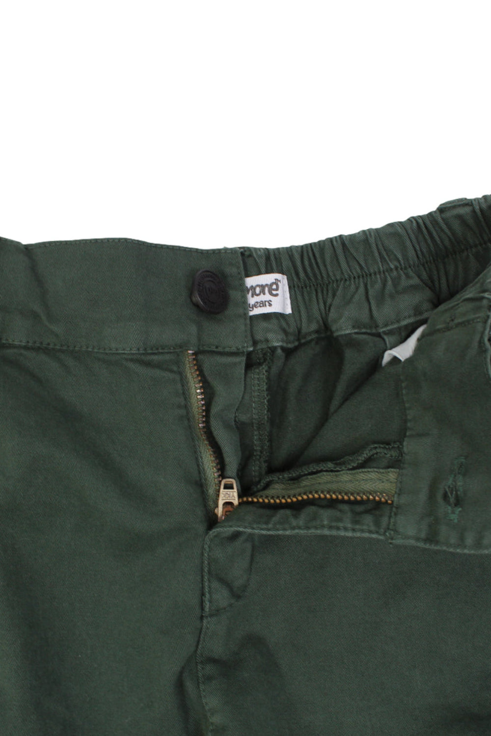 unisex gabardine cargo pants – dark green