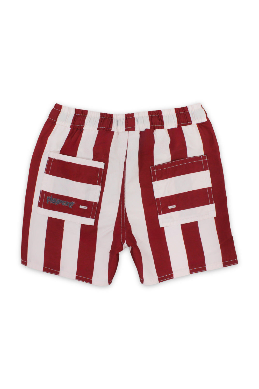 boys swimsuit short – marron & white