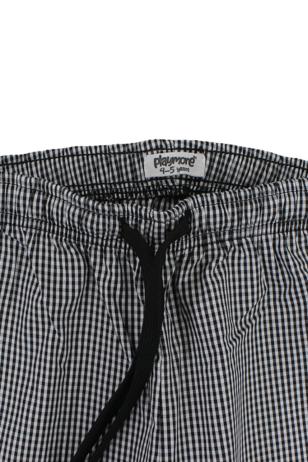 boys cotton pants – black & white