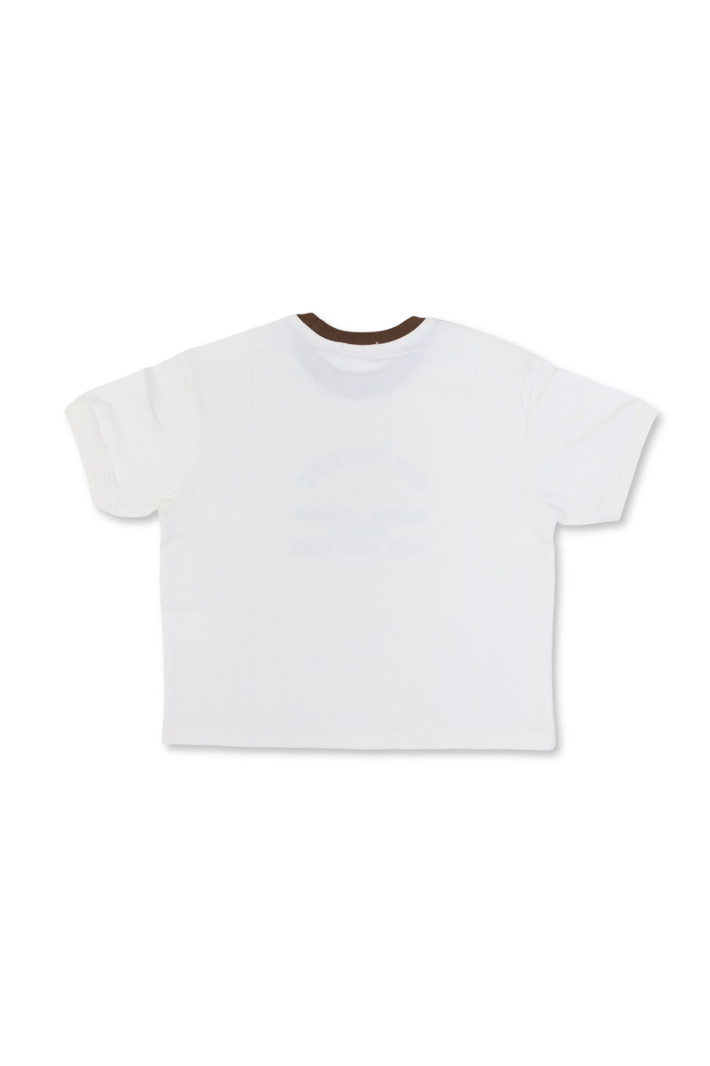 boys cotton t-shirt – offwhite with "get outside" print