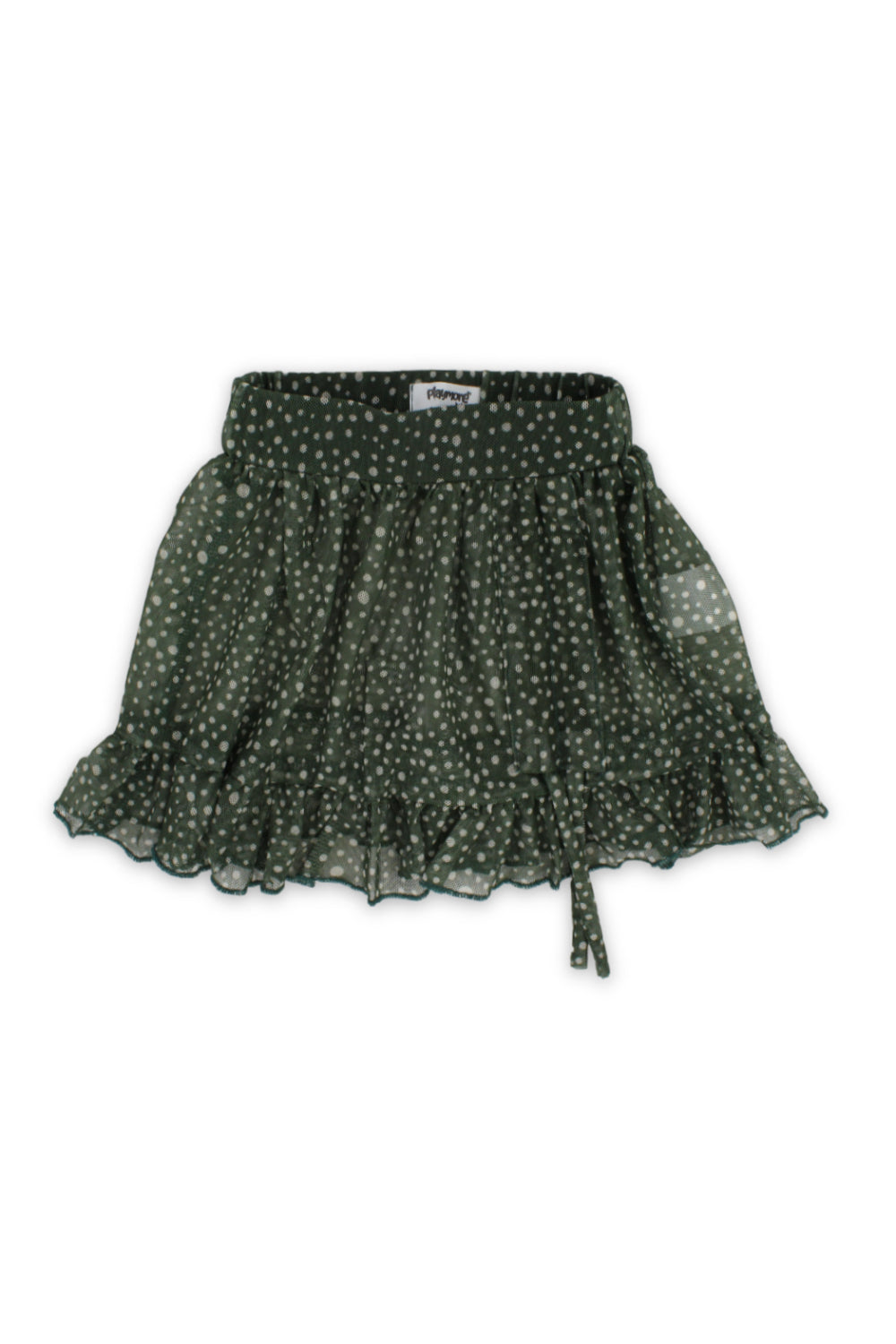 Baby Girls Tulle Cash Mayo – Olive