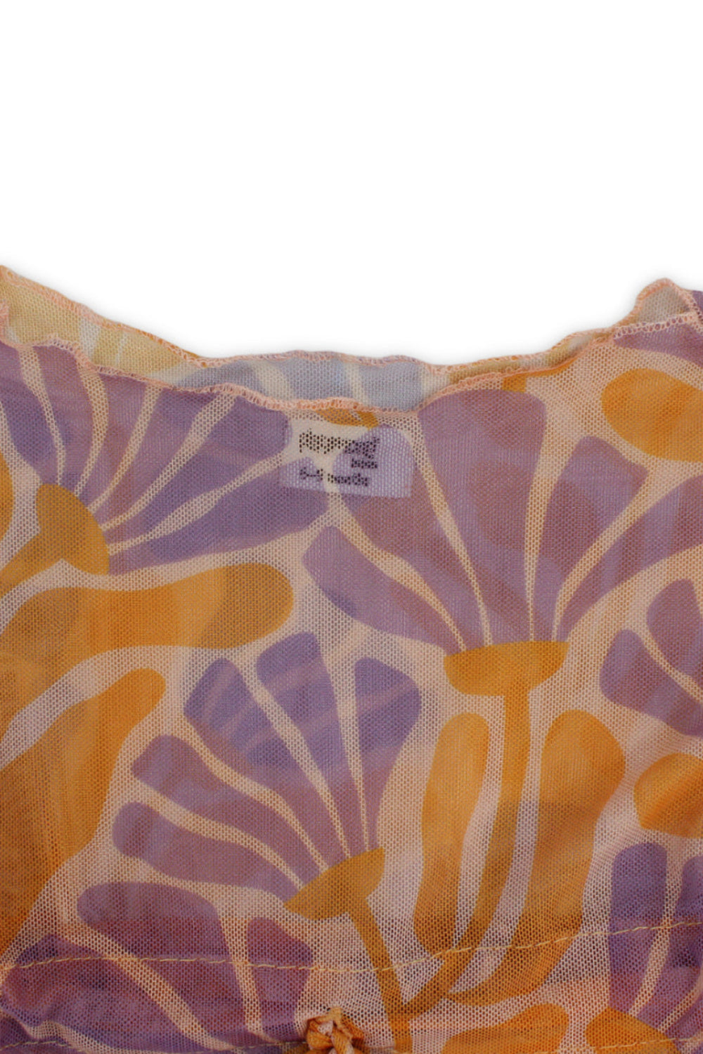 baby girls tulle swimwear – salmon printed