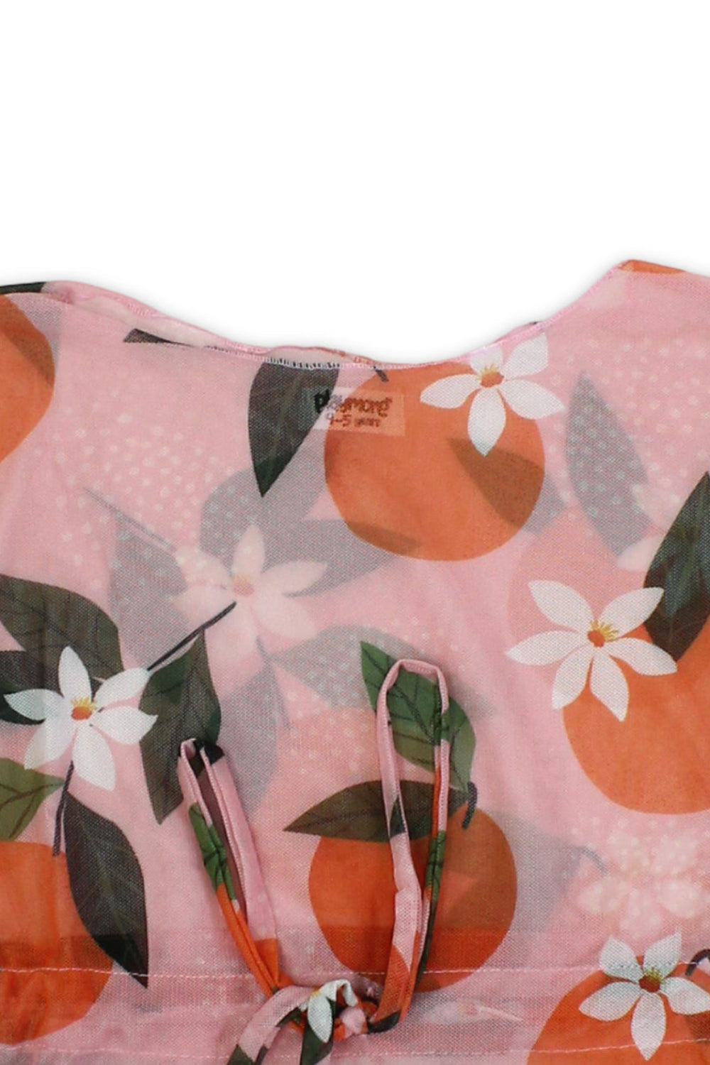 girls tulle swimwear – pink printed