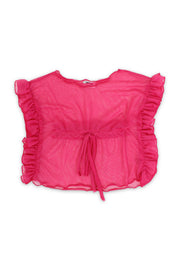 baby girls tulle swimwear – fuchsia