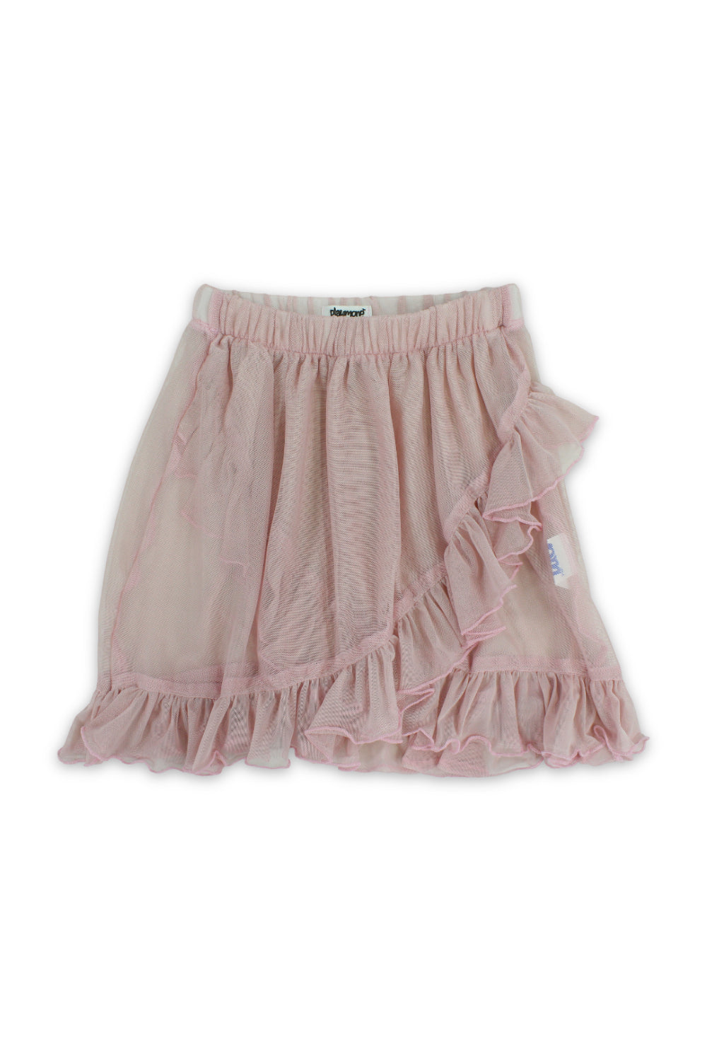 girls tulle cash mayo – dusty pink