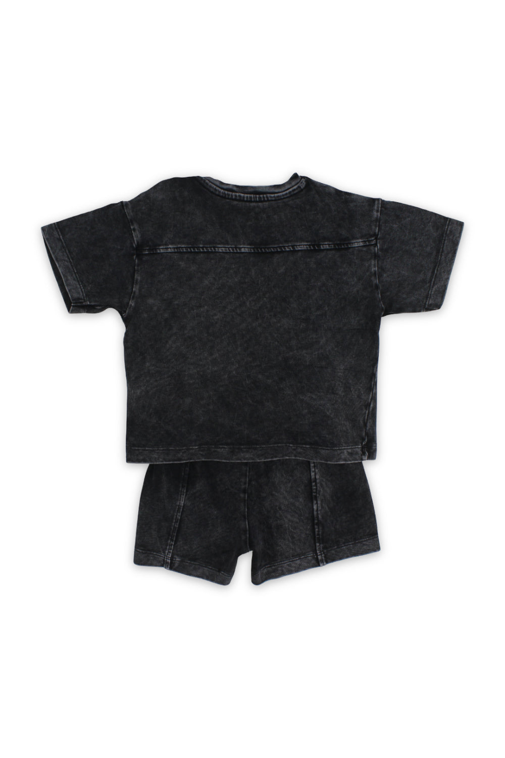 boys cotton outfit set – dark grey