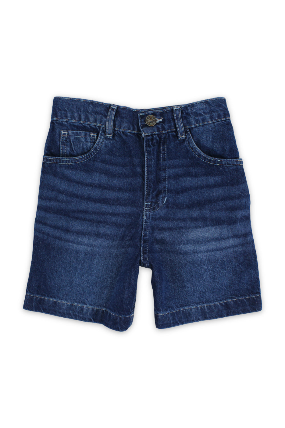 boys cotton denim short – blue