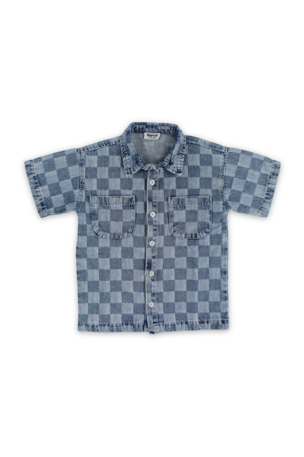 boys cotton denim karua shirt – blue