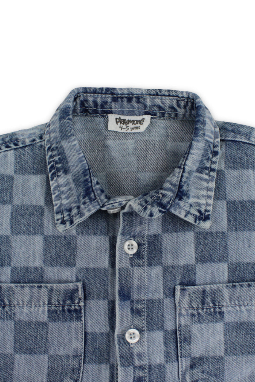 boys cotton denim karua shirt – blue