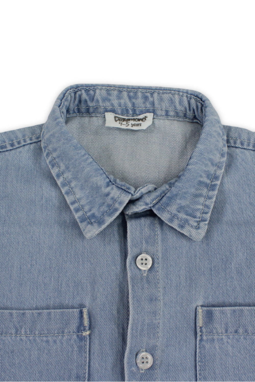 boys cotton denim shirt – blue