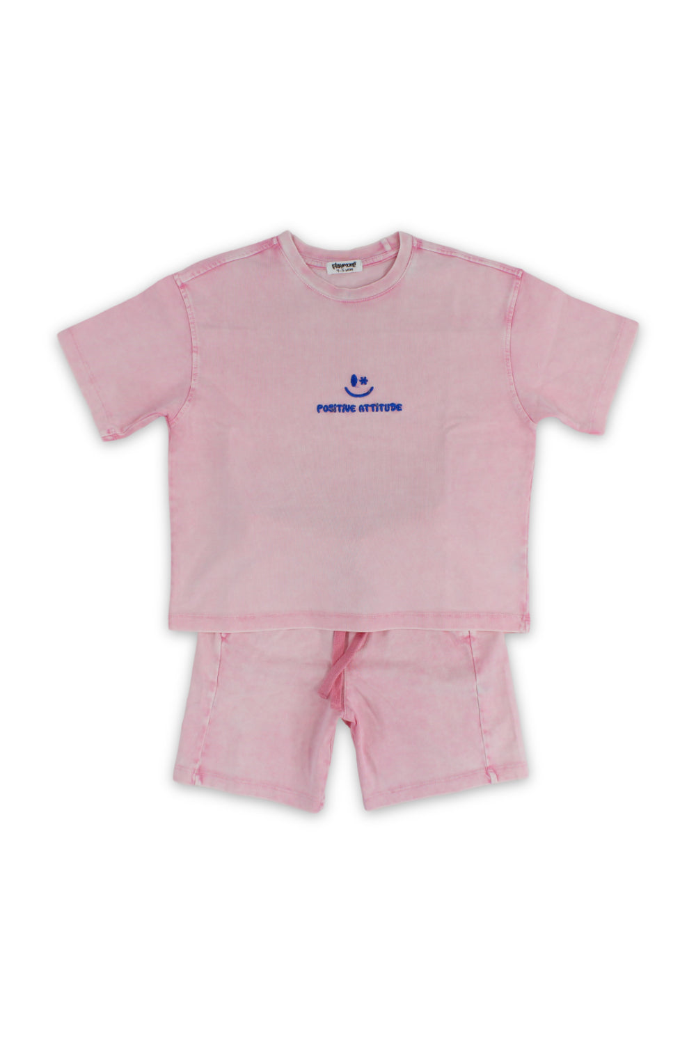 unisex cotton outfit set – pink