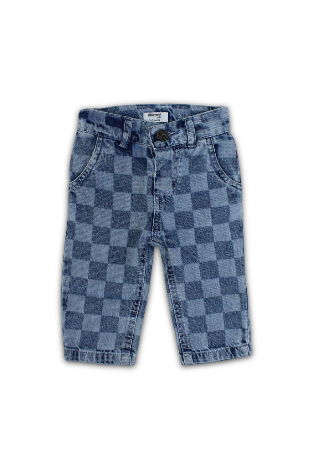 baby girls denim pants – karua print