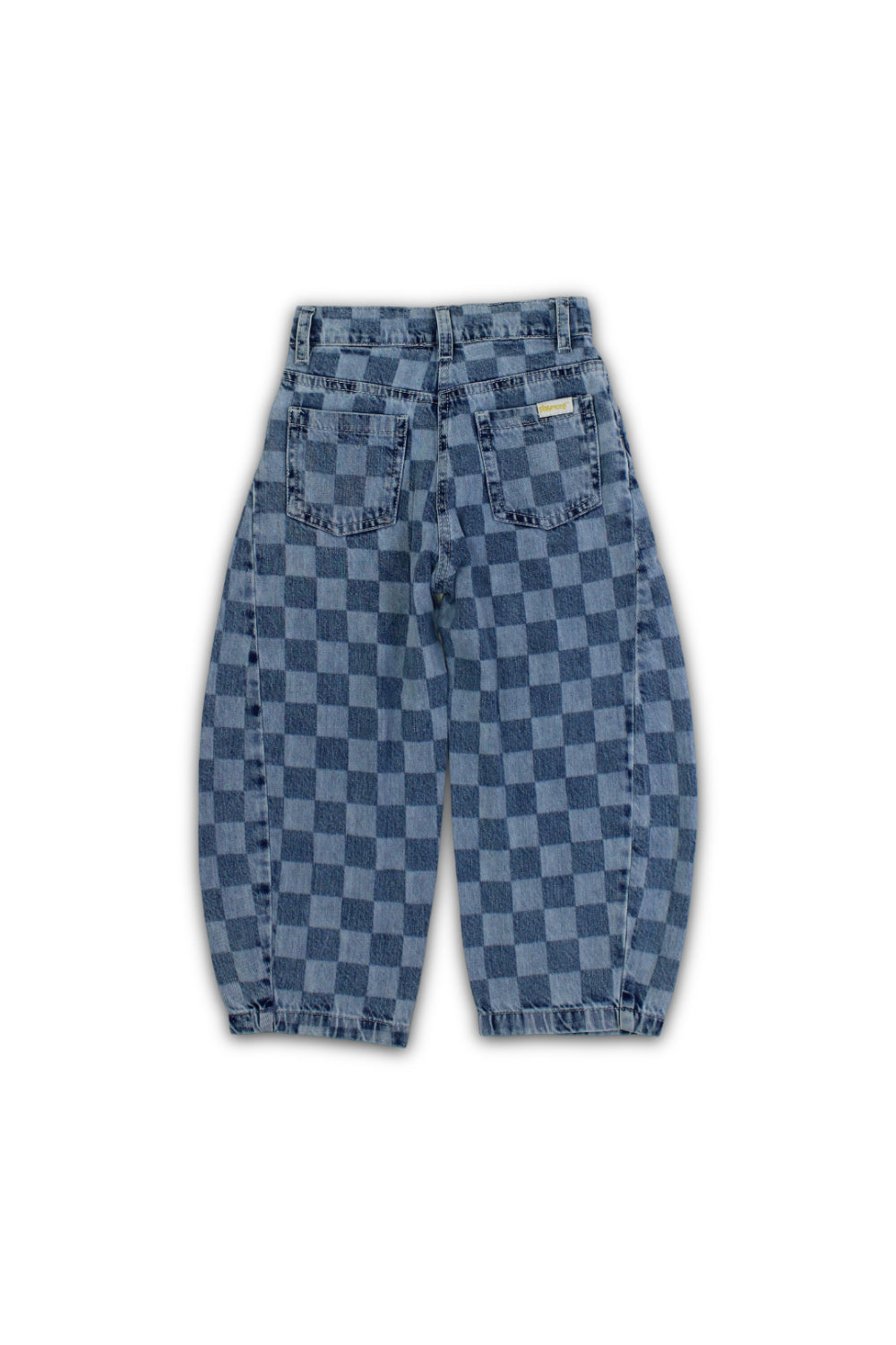 girls denim pants – karua print