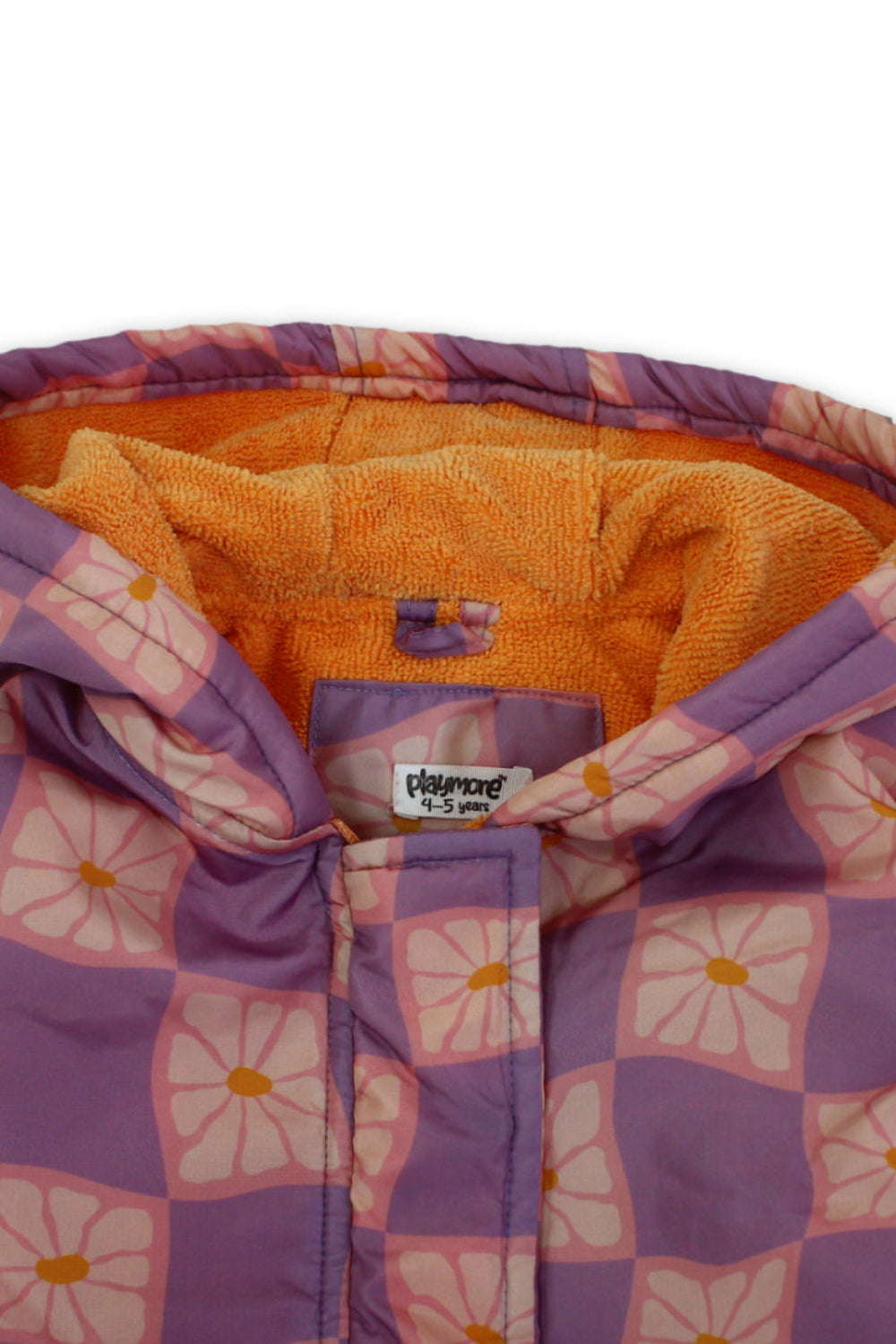 girls waterproof swim robe – dustypink & purple karuh