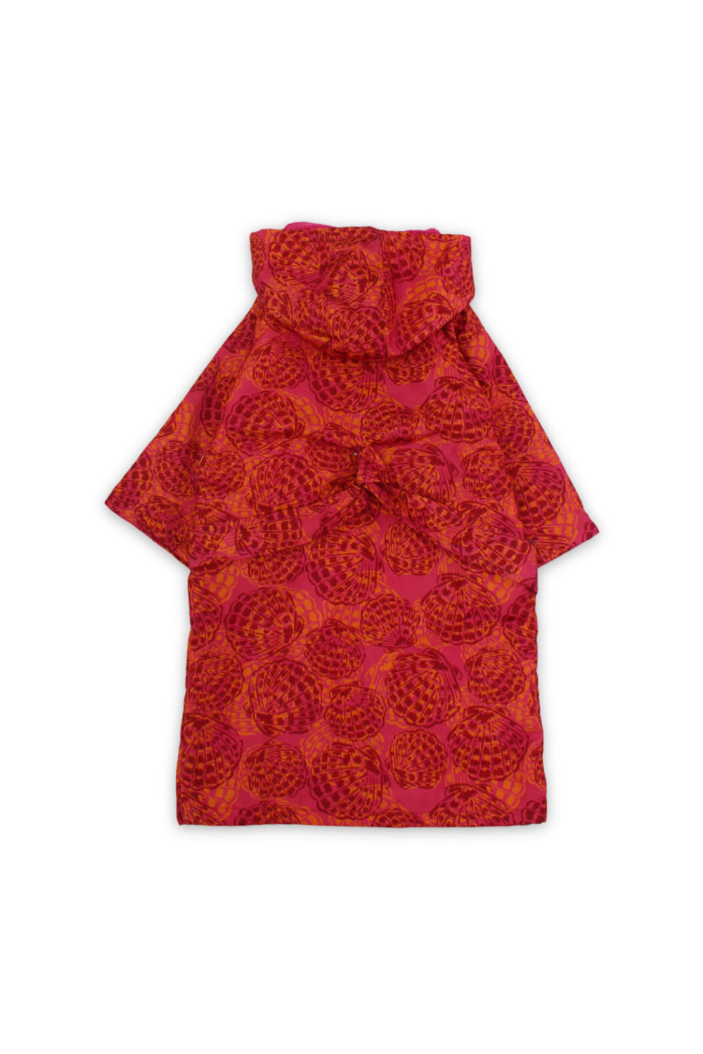 girls waterproof swim robe – maroon printed