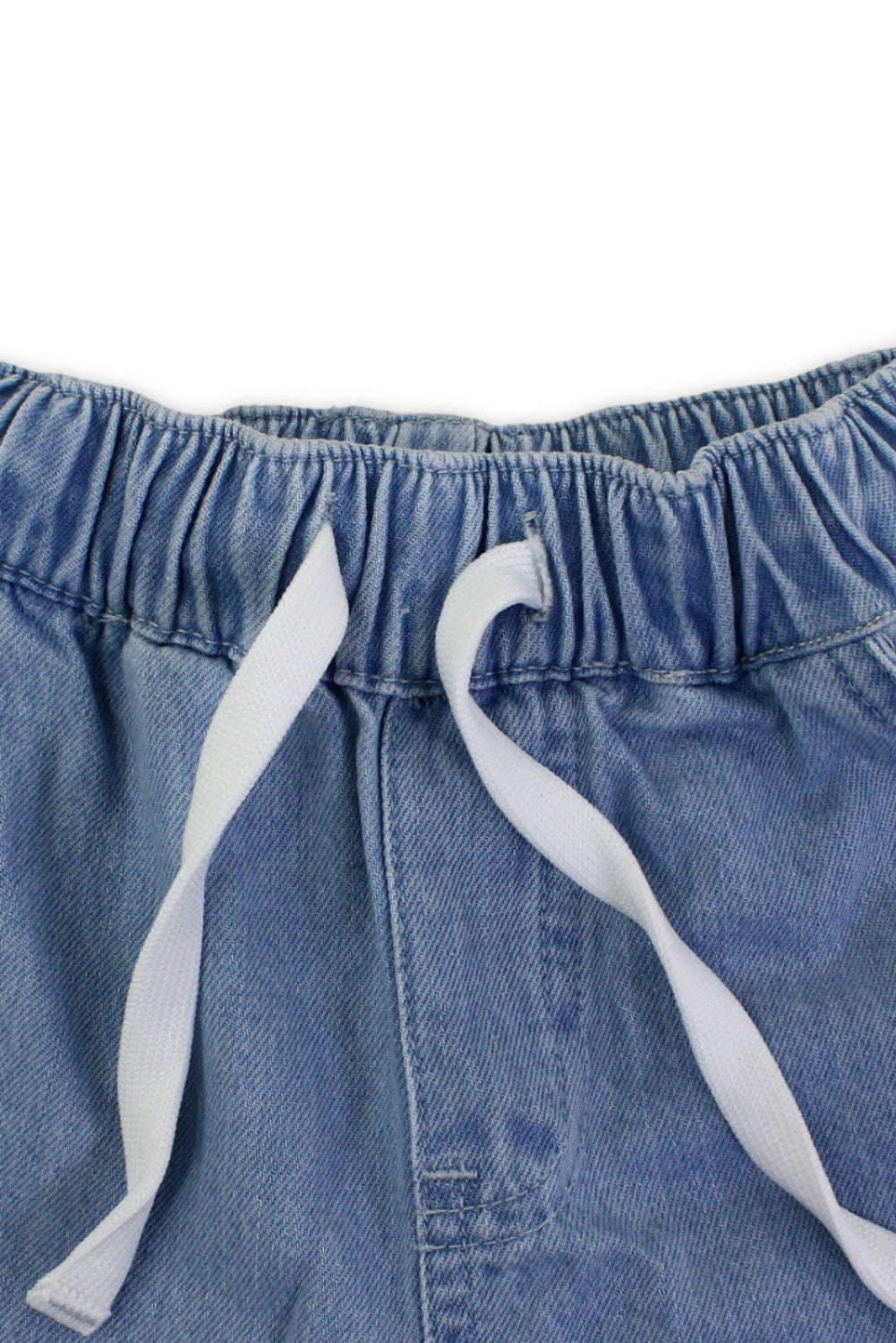 boys denim short – ice blue