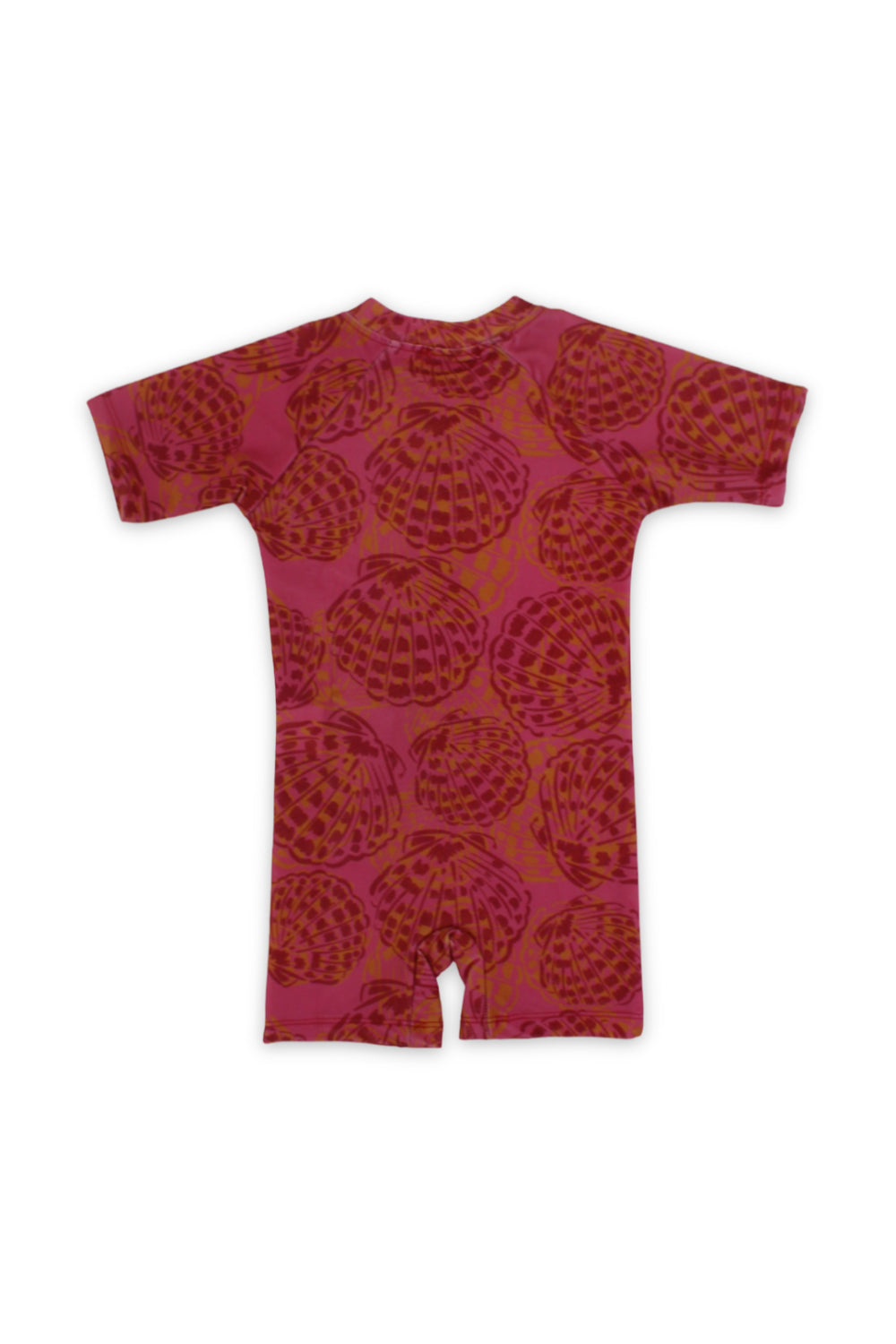 baby girls one-piece swimsuit – printed maroon