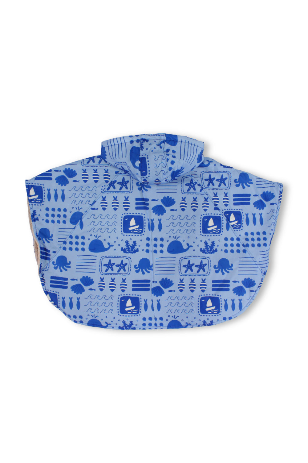 boys waterproof poncho – baby blue