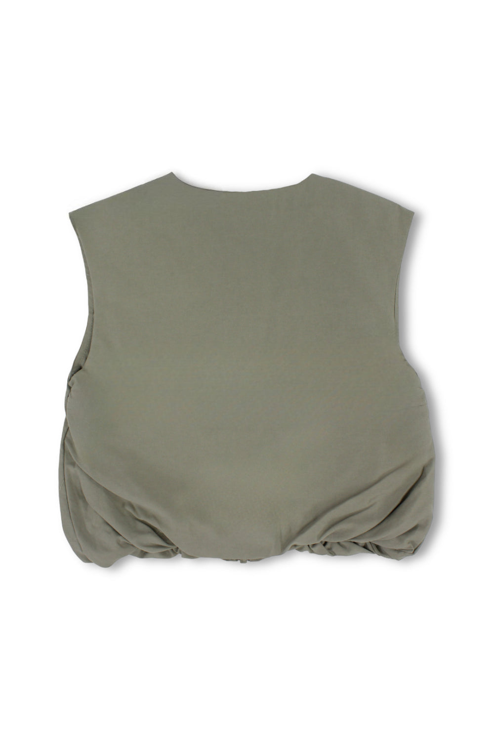 boys gabardine sleeveless vest – olive