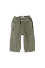 unisex baby gabardine pants – olive