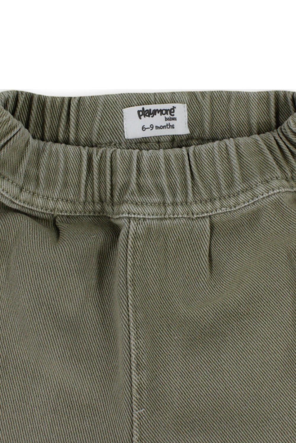 unisex baby gabardine pants – olive