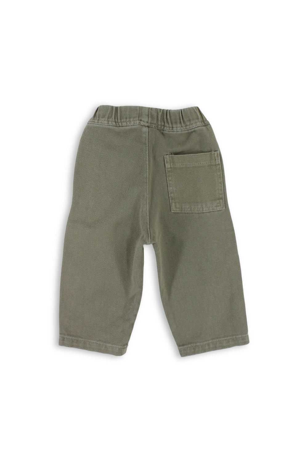 unisex baby gabardine pants – olive