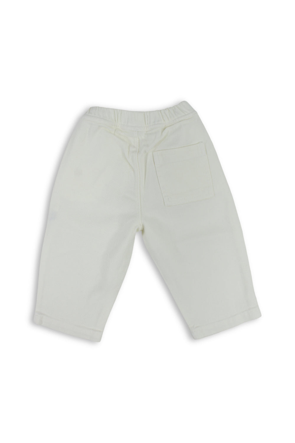 unisex baby gabardine pants – off-white