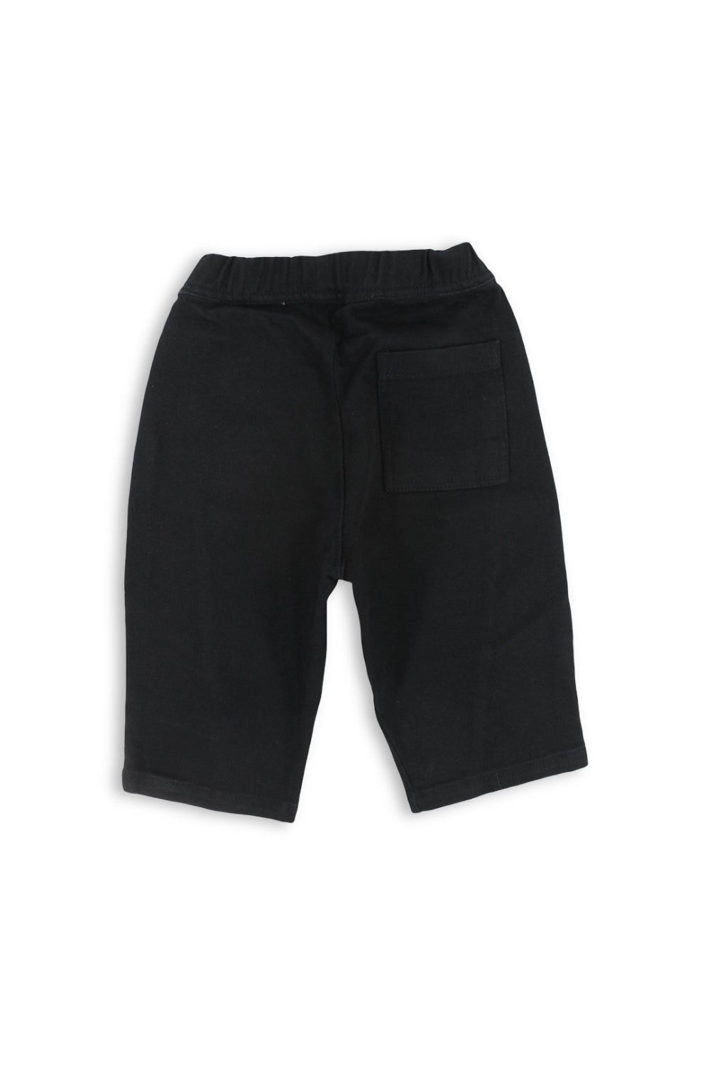 unisex baby gabardine pants – black
