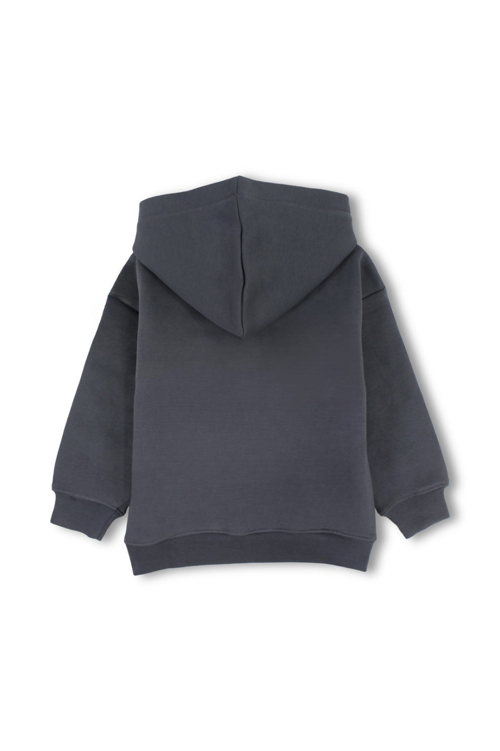 boys cotton hoodie – grey with "master of negotiation" Design