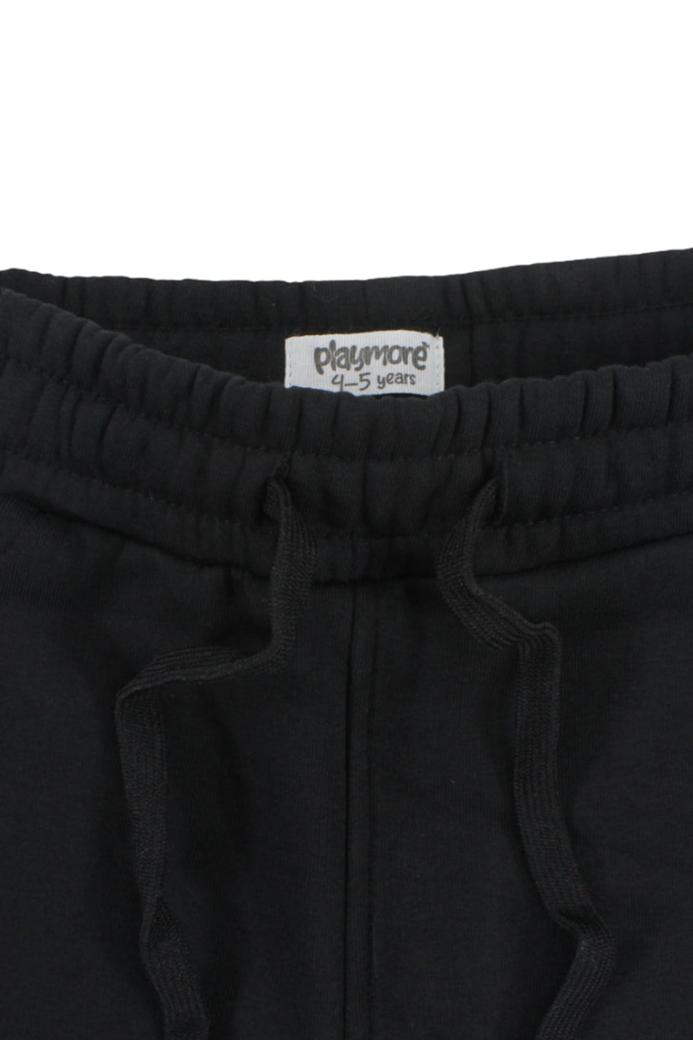 boys cotton sweat pants – black