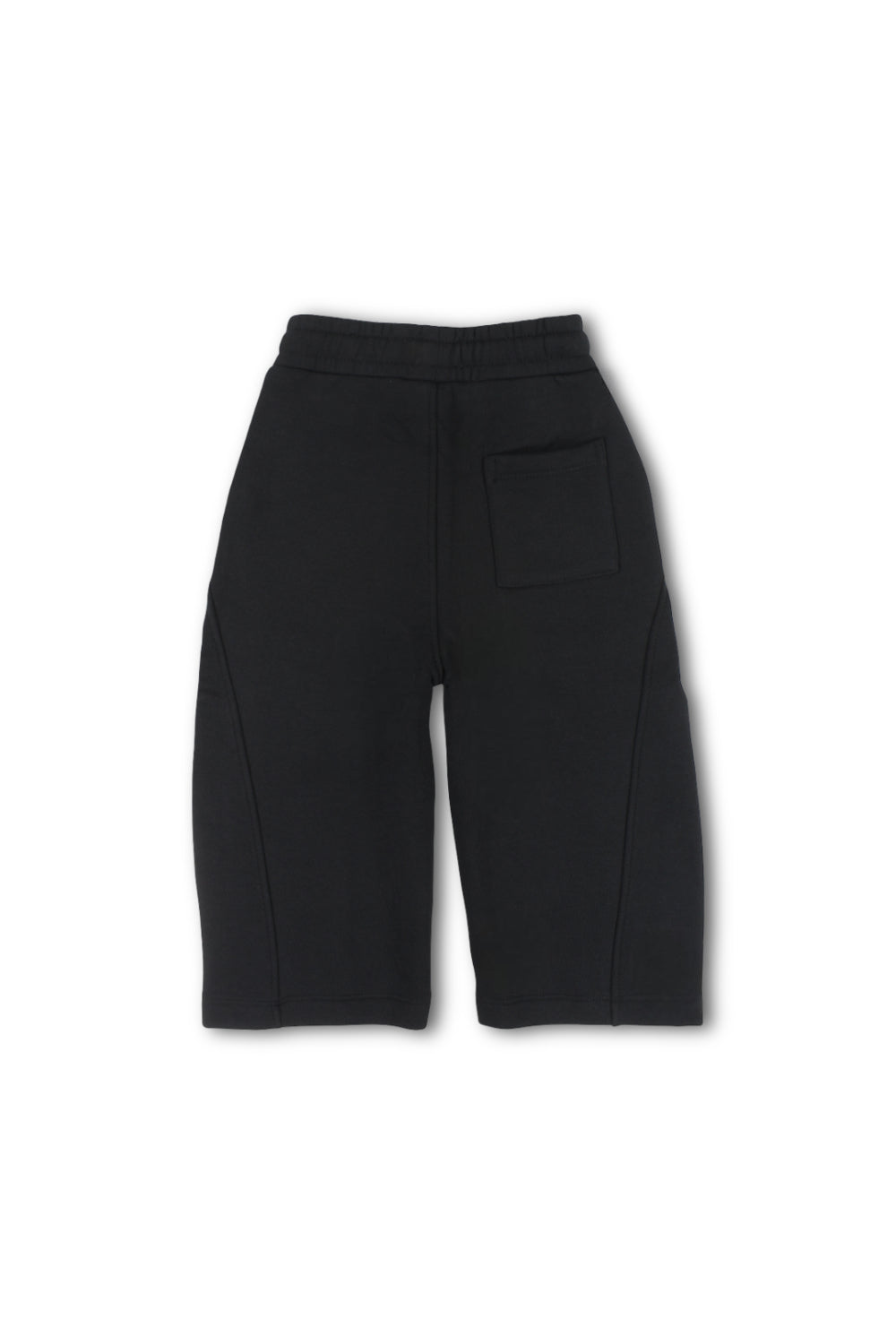 boys cotton sweat pants – black
