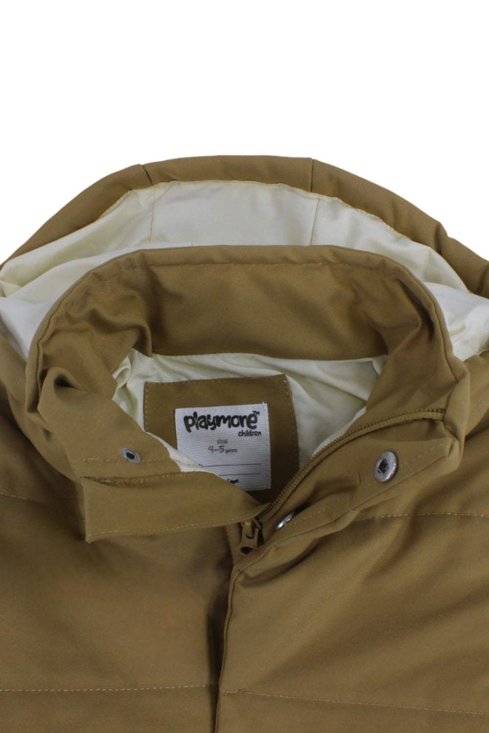 unisex waterproof hooded jacket – camel