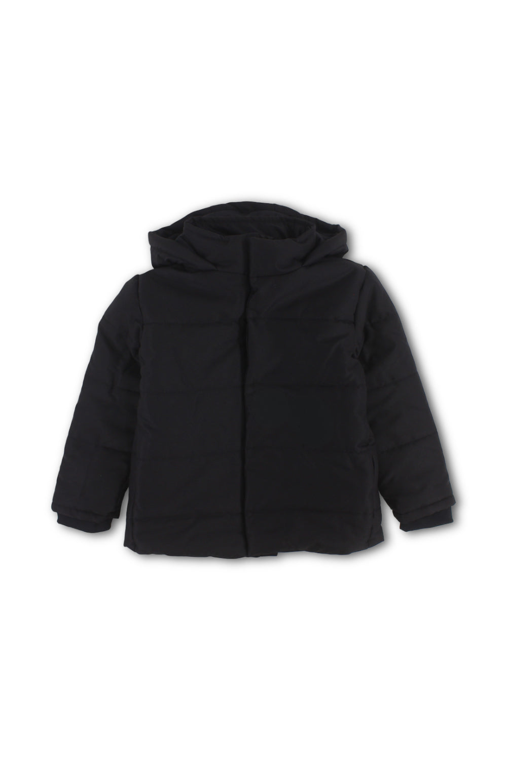 unisex waterproof hooded jacket – black
