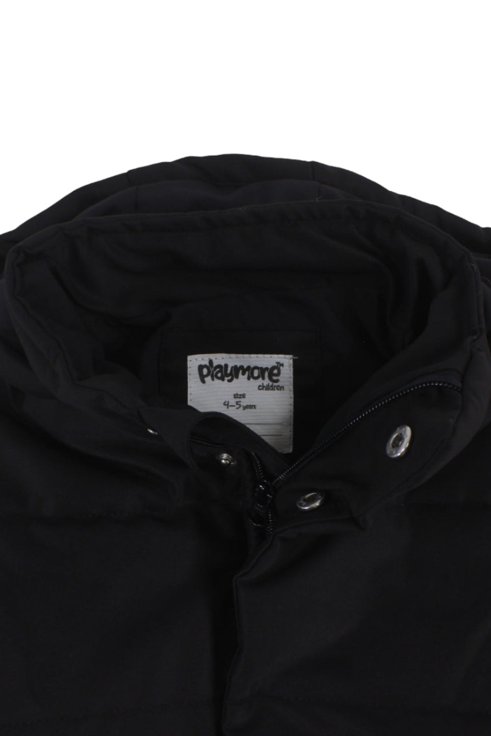 unisex waterproof hooded jacket – black