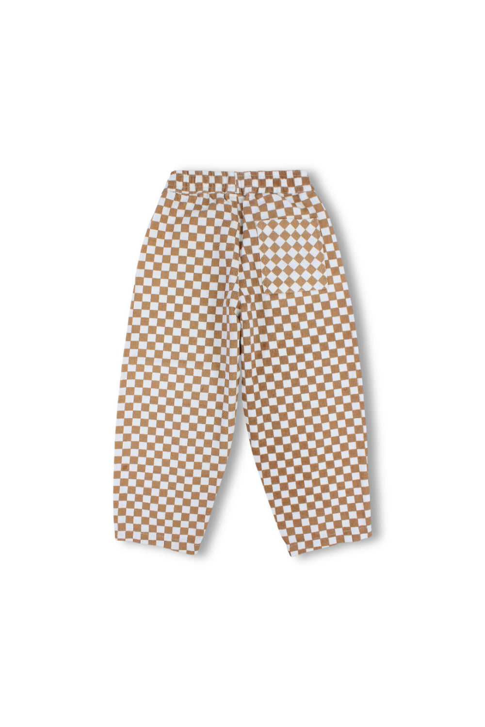 boys gabardine pants – beige checkered