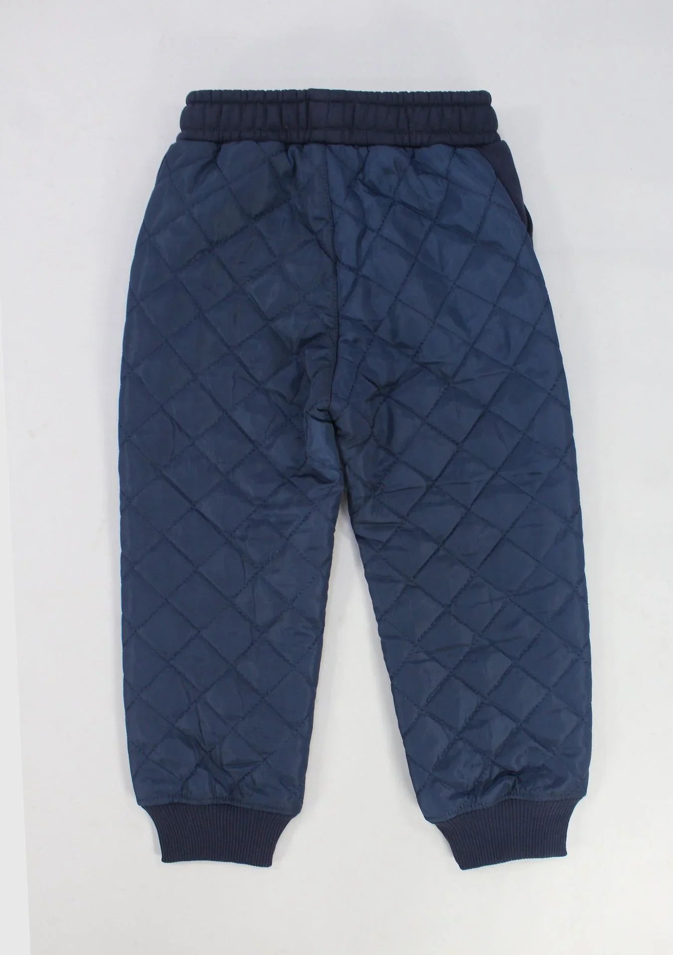 unisex navy quilted sweatpants - playmore