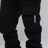 black cargo pants