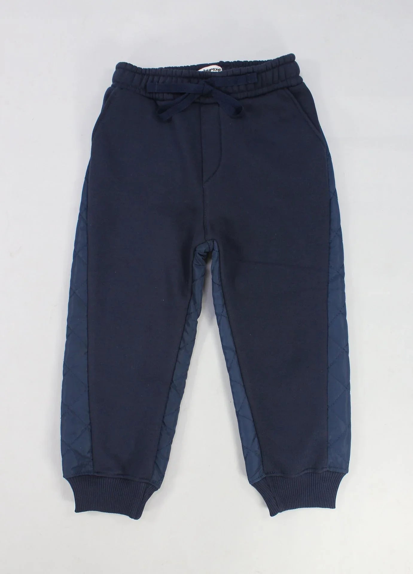 unisex navy quilted sweatpants - playmore
