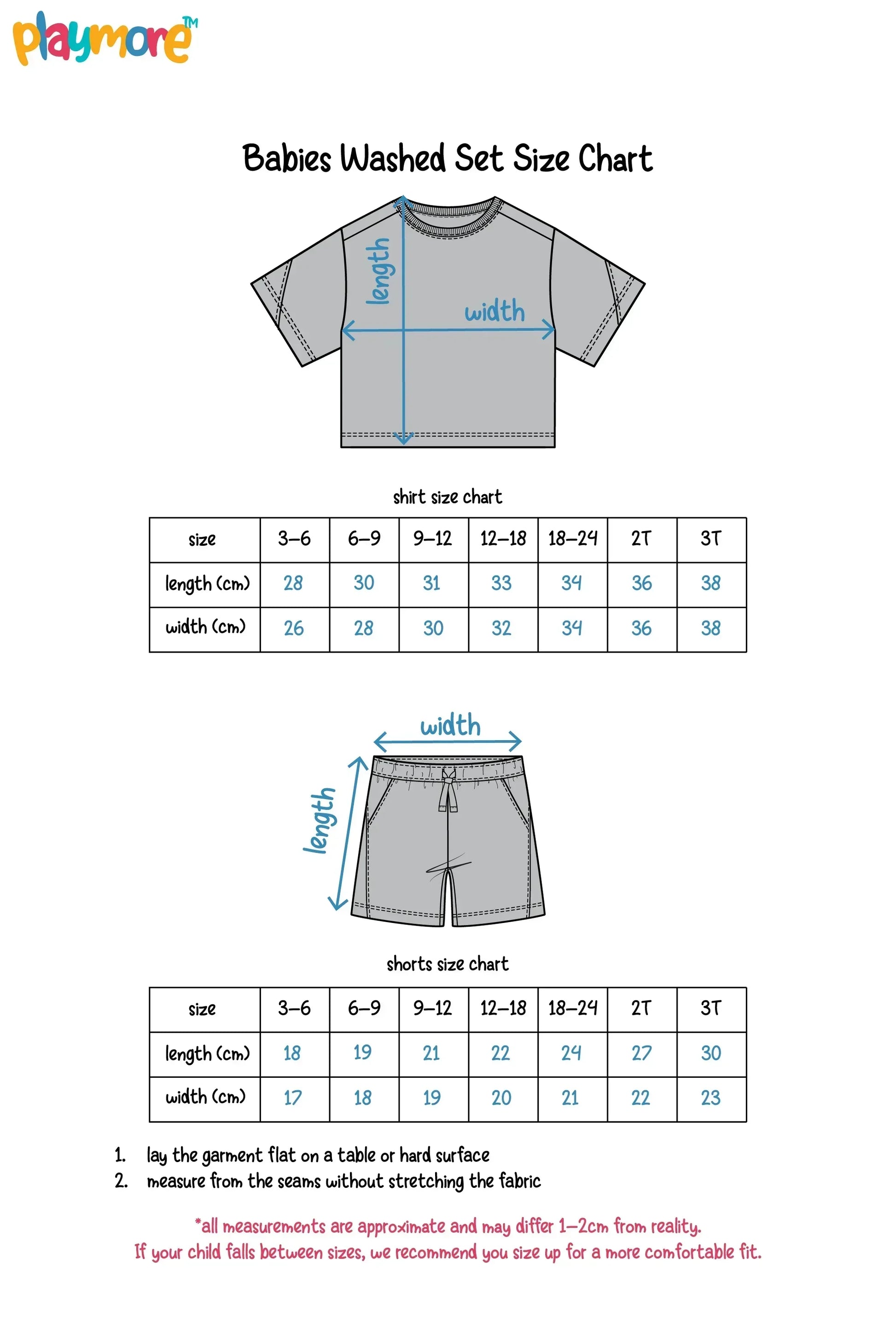 unisex baby babyblue "go play more" outfit set - playmore