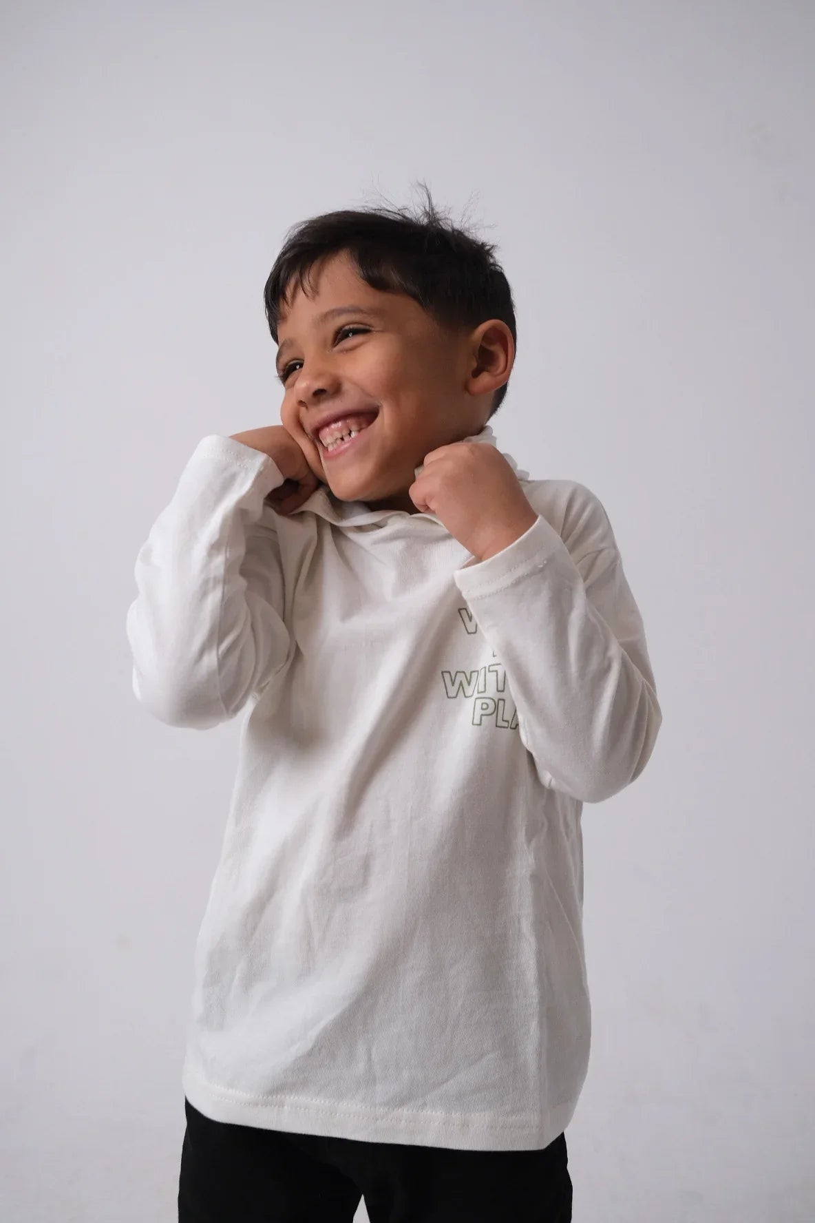 "what's life without play" long-sleeved hooded t-shirt - playmore