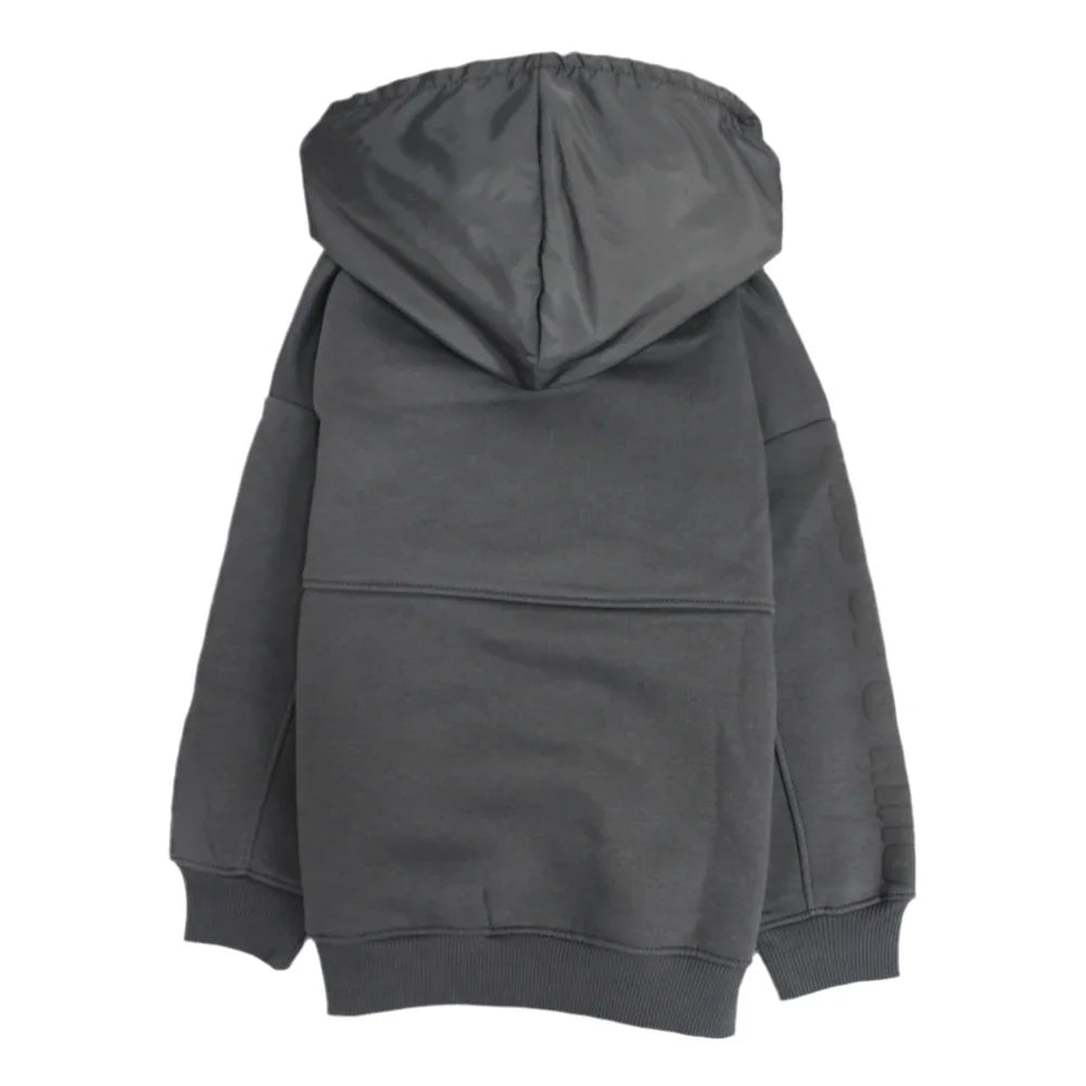 unisex "grey one of a kind sleeve" hoodie