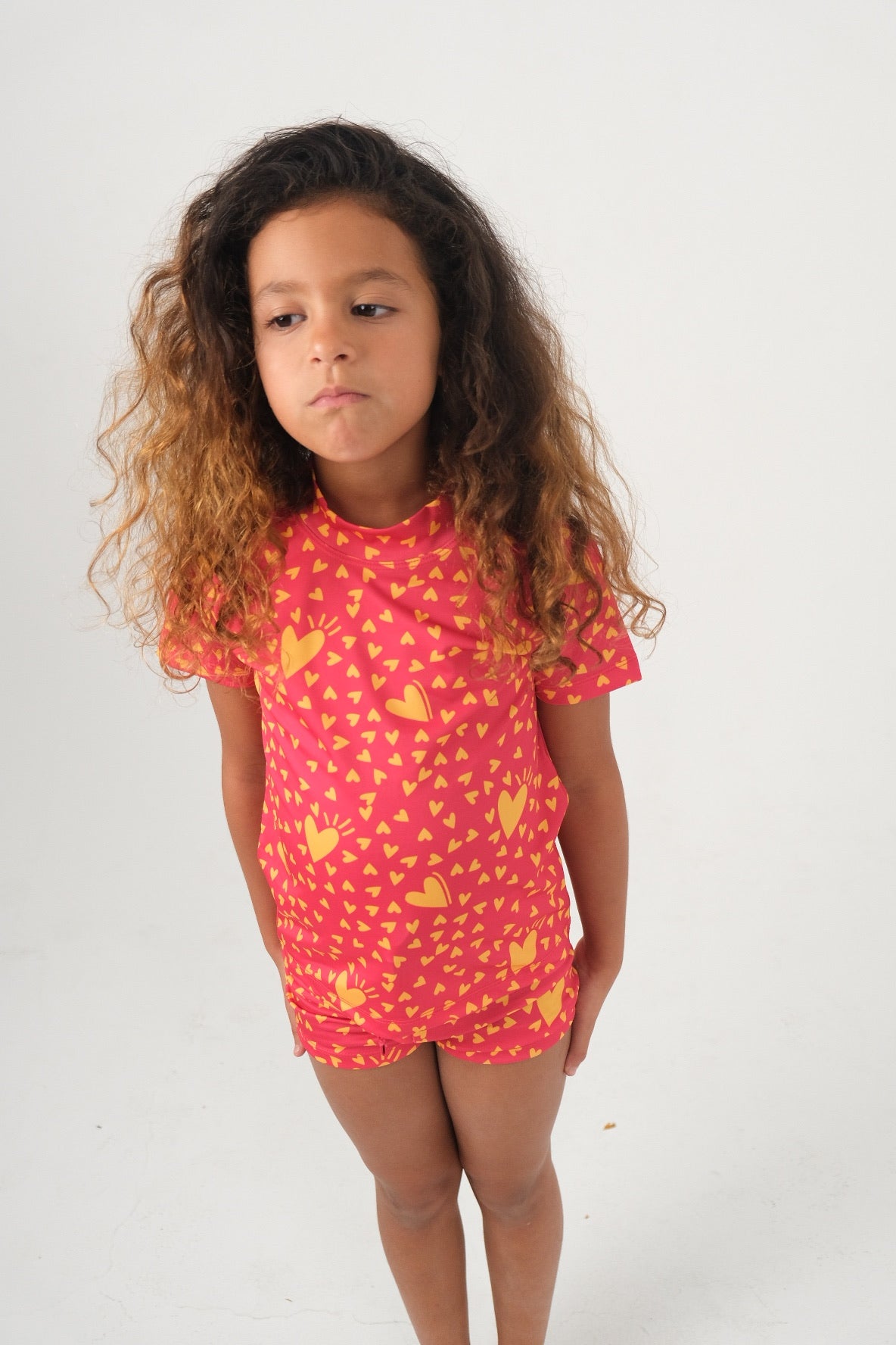 little hearts 2-piece swimsuit
