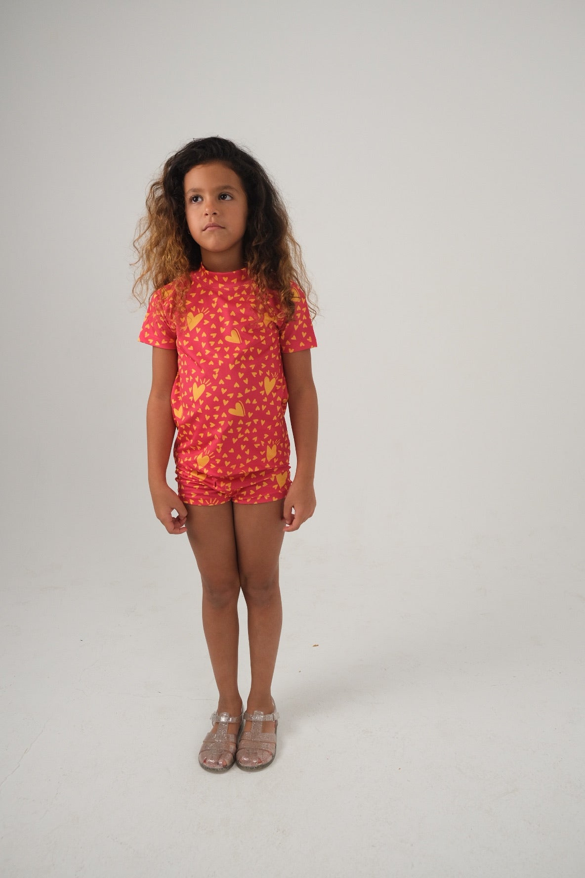 little hearts 2-piece swimsuit