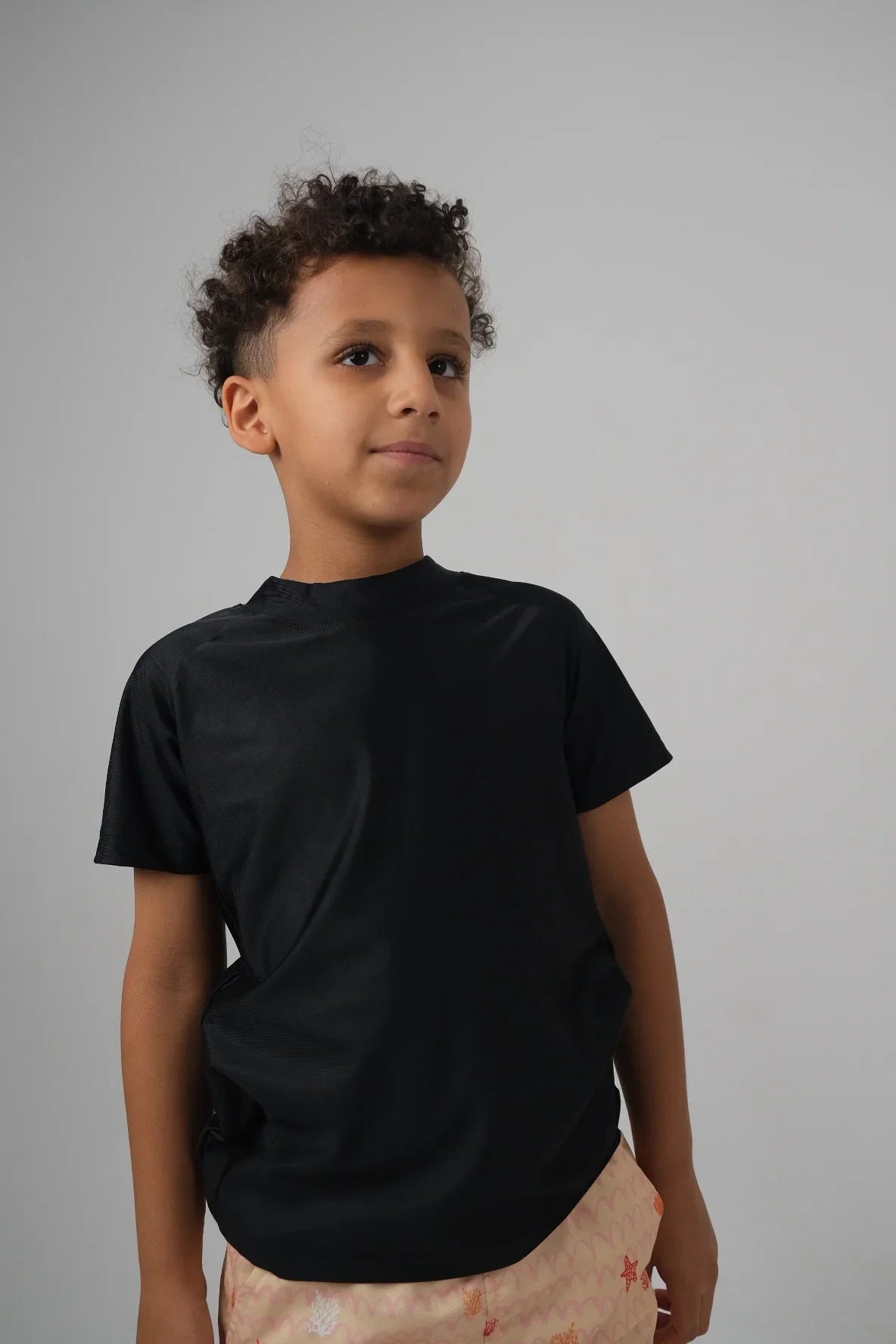 black short sleeved rashguard - playmore