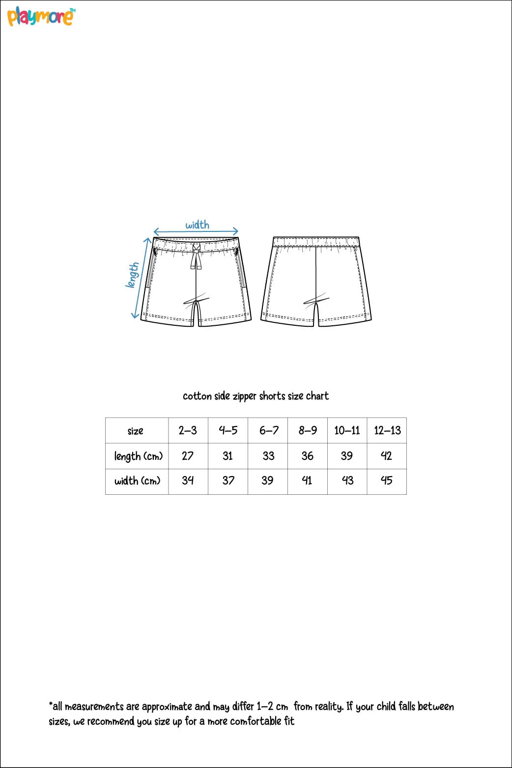 black side zipper shorts - playmore