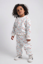 unisex offwhite printed long-sleeved sweatshirt - playmore