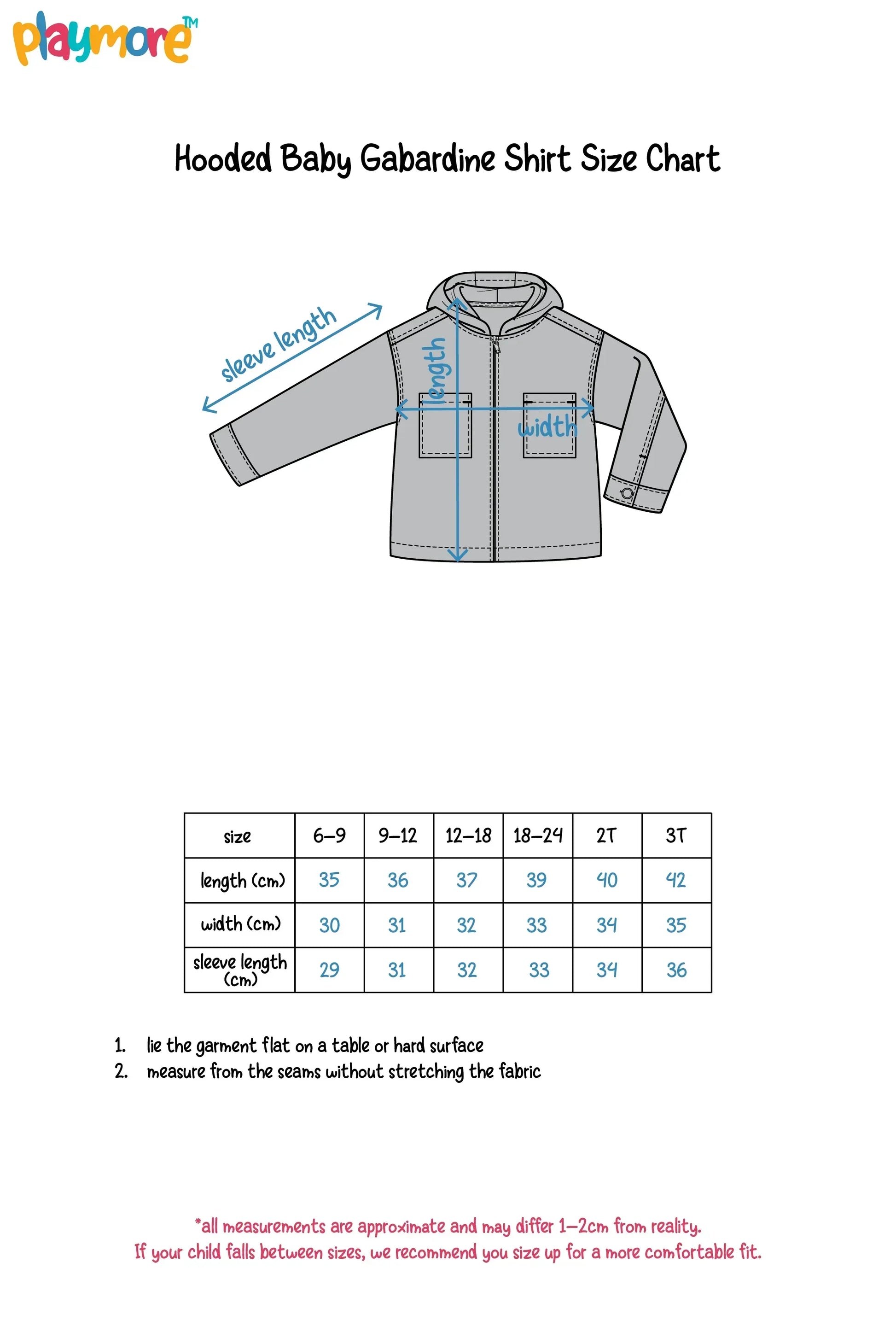 unisex baby gabardine jacket – offwhite - playmore