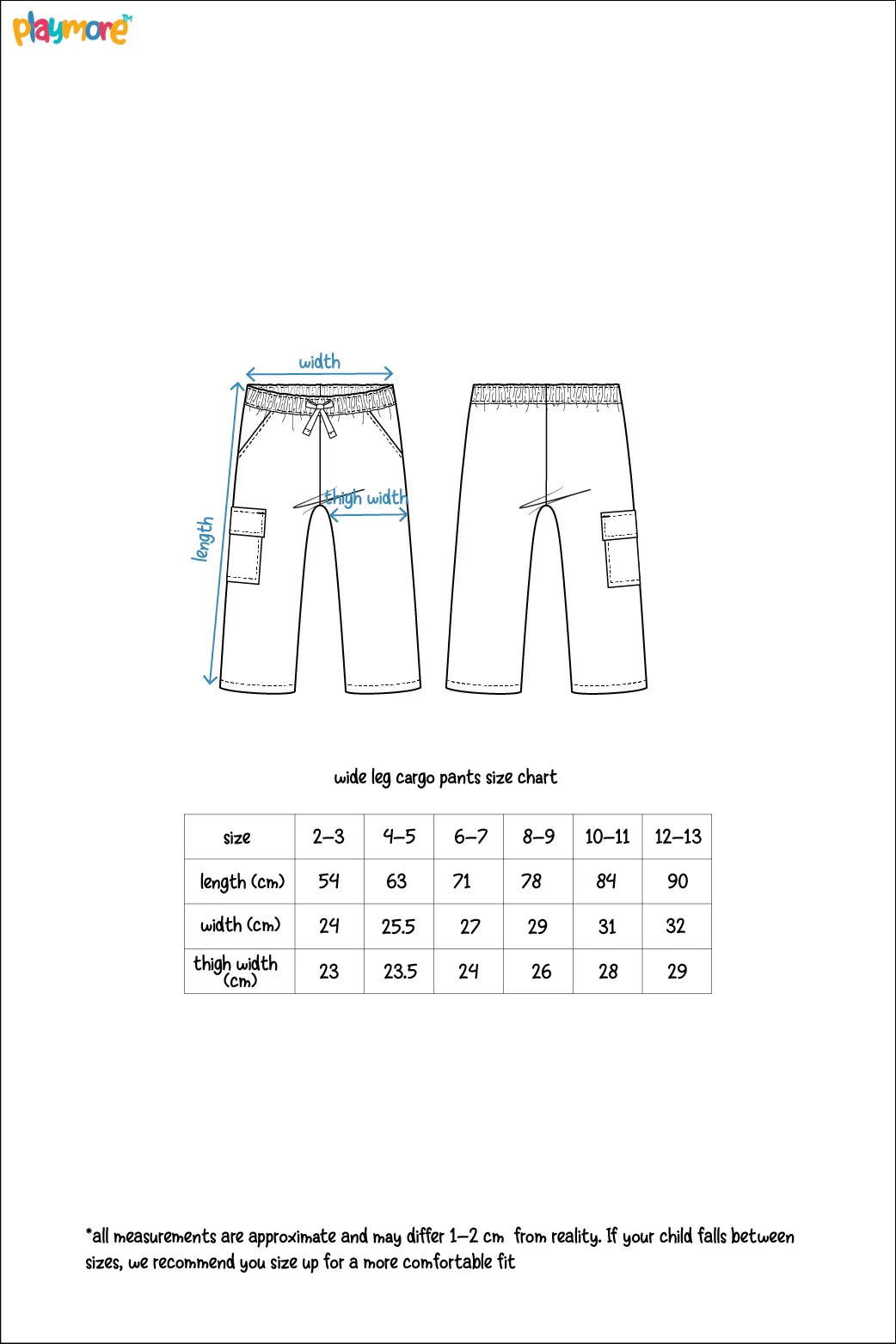 wide leg cargo pants - playmore