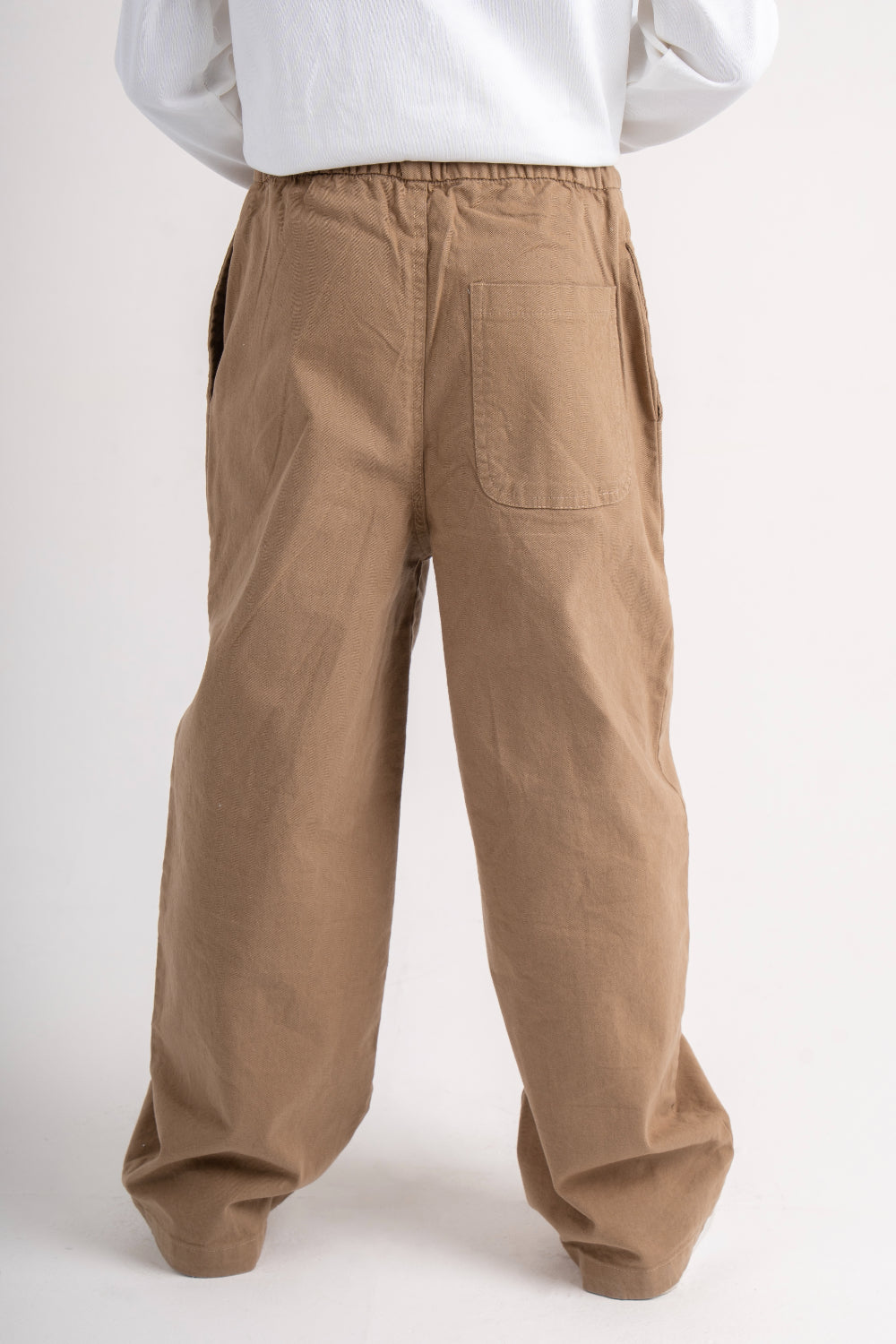 boys gabardine pants – coffee